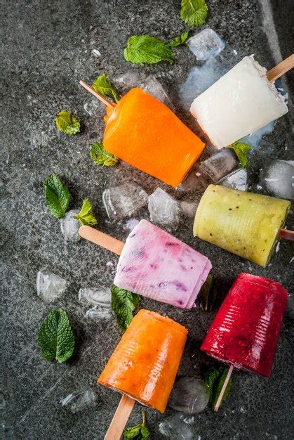 Postres Saludables De Verano Paletas De Helado Jugos Tropicales