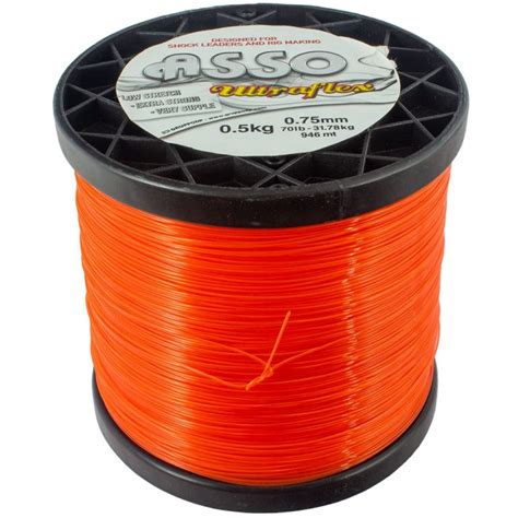 Asso Ultra Flex Leader Half Kilo Bulk Spool Veals Mail Order