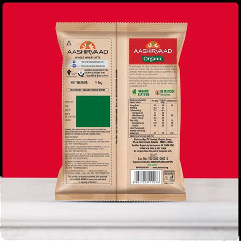 Aashirvaad Organic Whole Wheat Atta Aashirvaad Organic