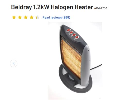 Halogen Heater Question Moneysavingexpert Forum