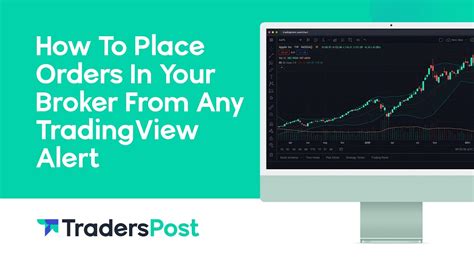 How To Place Orders In Your Broker From Any TradingView Alert YouTube