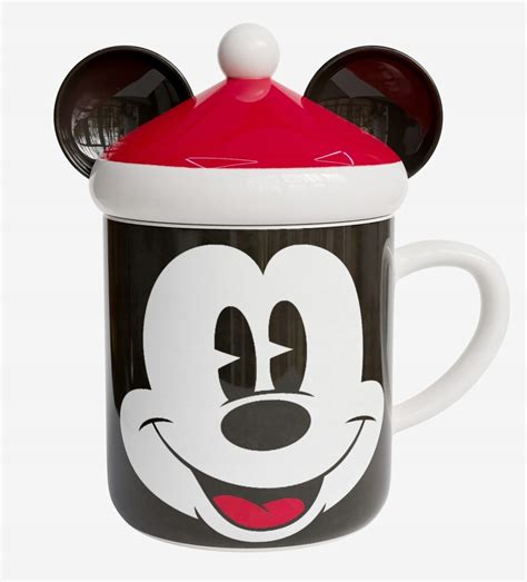 Kubek z pokrywką 300ml Mikołaj licencja Disney Myszka Miki Mickey