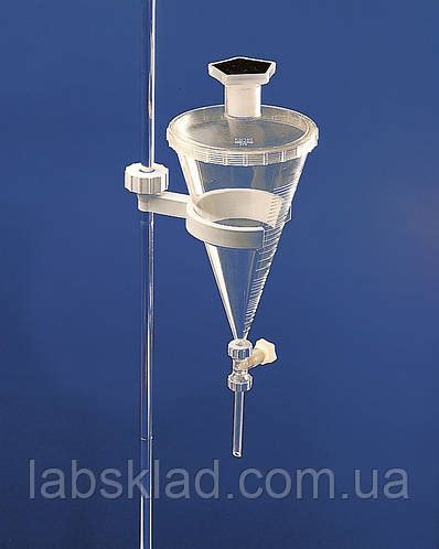 Воронка делительная градуированная конусная 500 мл ПМП Kartell (ID ...