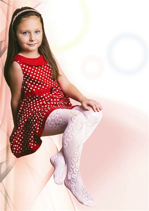 Girls White Tights 20 Denier Floral Lace Pattern Bridesmaid Communion