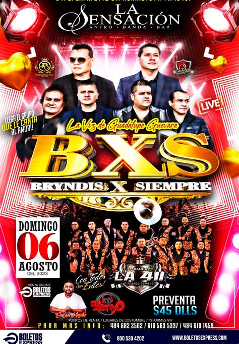 BXS BRINDIS POR SIEMPRE Tickets BoletosExpress