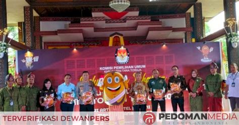 Luncurkan Tahapan Pilkada Kpu Tator Perkenalkan Maskot Si Kopi