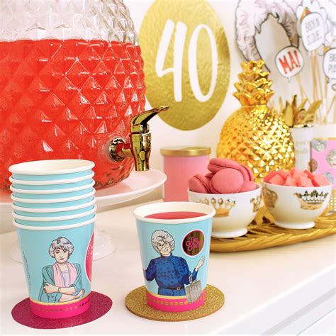 Golden Girls Party Supplies (Standard) Birthday Party Decorations with ...