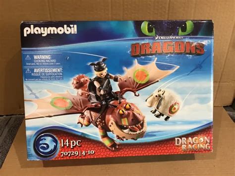 Playmobil Dreamworks Dragons Dragon Racing Fishlegs Meatlug