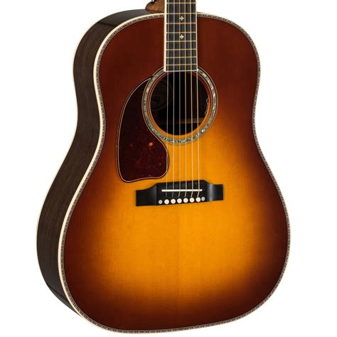 Gibson J 45 Deluxe Rosewood Burst Left Handed Acoustic Guitar With Cas — Truetone Music