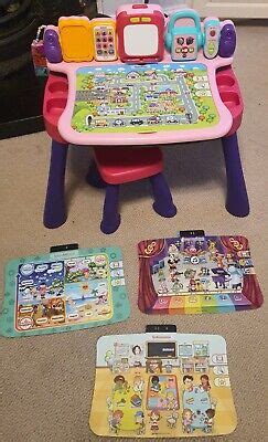 VTech Touch And Learn Activity Desk Multi Colour Pink 3417761958032 EBay