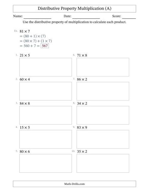 Distributive Property With Fractions Worksheet Kid Worksheet Printable