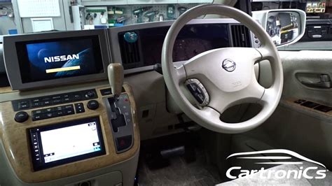 Double Din Radio Navigation Upgrade In Nissan Elgrand YouTube