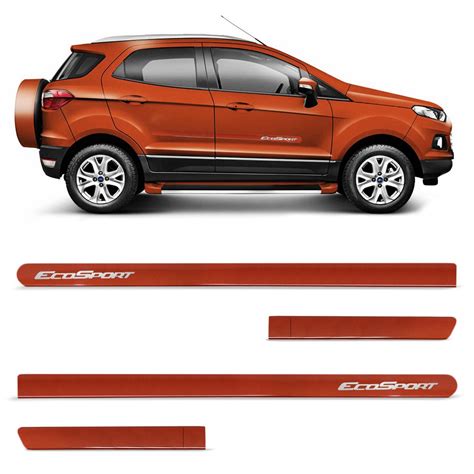 Friso Lateral Ecosport 2013 A 2020 Laranja Savana Slim General Car