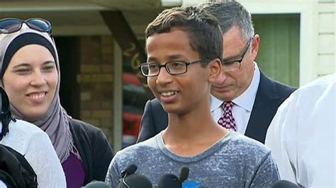 Ahmed Mohamed Homemade Clock Boy To Change Schools Bbc News