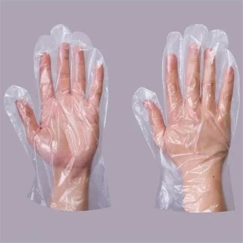 Transparent Pp Disposable Hand Gloves Size Inch Peaces At Rs