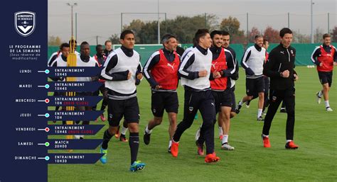 Fc Girondins De Bordeaux On Twitter Le Programme De La Semaine Pour