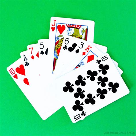 Easy Math Magic Card Tricks - Left Brain Craft Brain