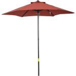 Outsunny Guarda sol de Jardim Ø2x2 m Chapéu de Sol Mastro de