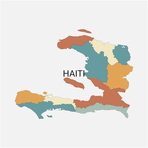 Premium Vector Haiti Vector Map With Administrative Divisions