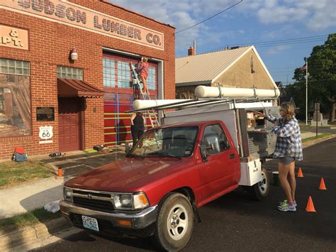 Mural restoration underway at The... - Cuba MO Murals & More | Facebook