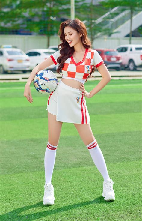 Hình ảnh hot girl đại diện cho Croatia tại World Cup