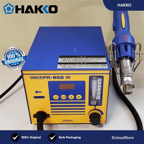 Jual HAKKO FR 802 SMD REWORK STATION HOT AIR SYSTEM SOLDER Shopee Indonesia
