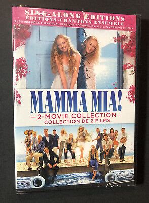 Mamma Mia Movie Collection Sing Along Edition Bonus Disc Dvd