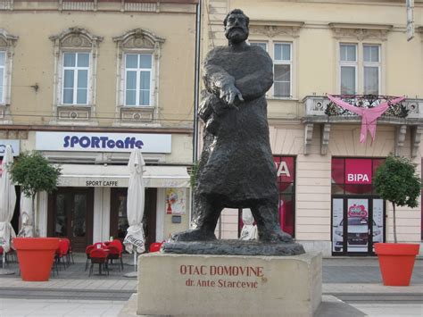 The Monument Of Dr Ante Star Evi Osijek