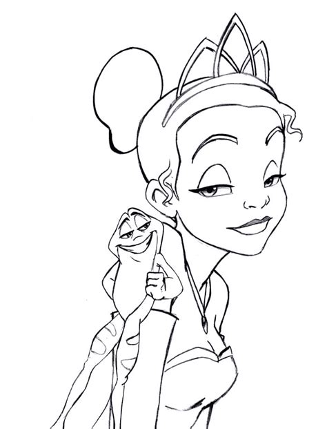 44 Tiana Coloring Pages ColoringPagesOnly