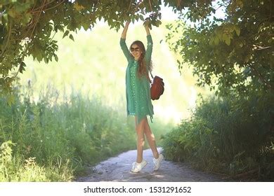 Sexy Blonde Walk Summer Park Urban Stock Photo 1531291652 Shutterstock