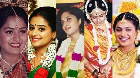 Tamil Actress Wedding Collection Radha Soundarya Roja Shalini