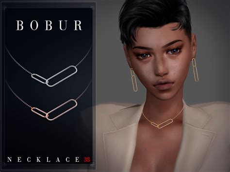 Simple Chain Necklace By Bobur Created For The Emily Cc Finds