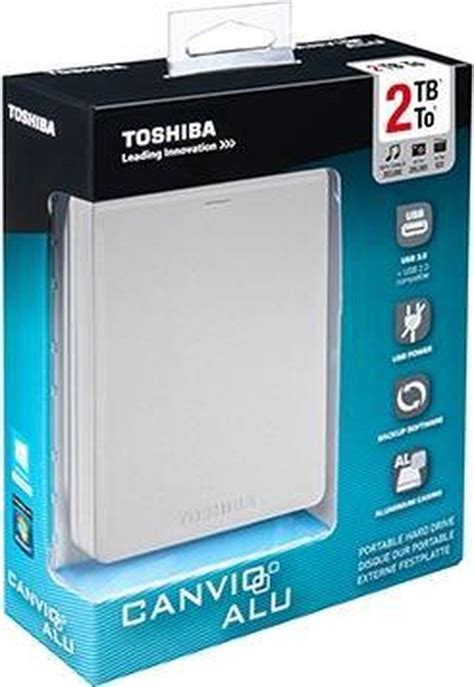 Toshiba Canvio Alu 3S Externe Harde Schijf 2 TB Bol