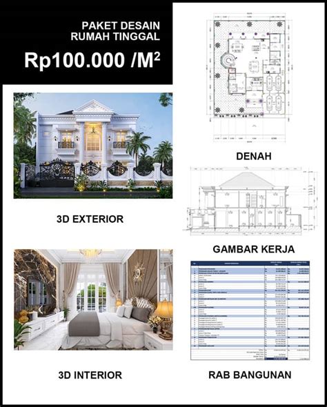 Harga Jasa Desain Rumah Per Meter Di Tangerang Selatan Termurah