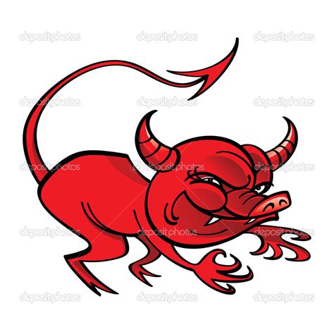 Red Devil Stock Vector Image By Ofchina