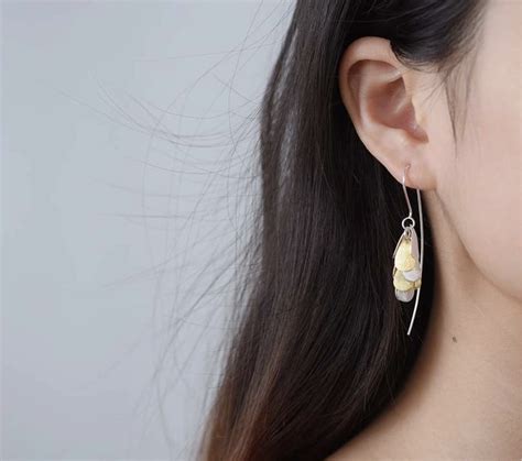 Aretes Gotas De Arroz Namu Joyas En Plata