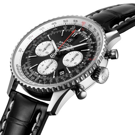 Navitimer B01 Chronograph 43 Stainless Steel Black Ab0121211b1p1