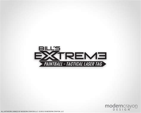 Bill's Extreme Paintball and Laser Tag / Logo Design