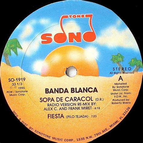 Banda Blanca Sopa De Caracol Vinyl Rpm R