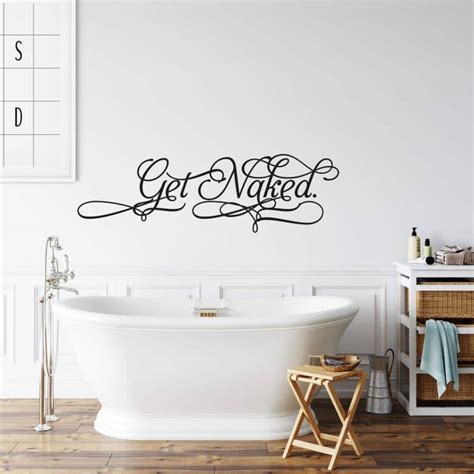 Muursticker Get Naked Wall Art Nl