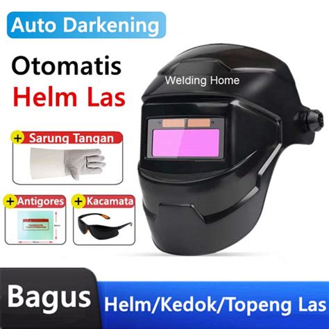 Jual Helm Kedok Las Otomatis Kacamata Las Auto Dark Welding Helmet