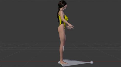 A Woman In A Bikini D Model In Woman DExport