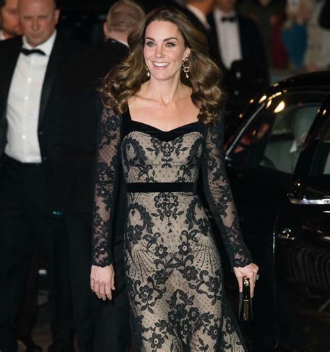 Kate Middleton E L Effetto Nude In Alexander McQueen Evening Gowns