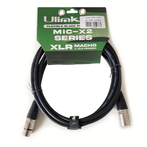 Cable Xlr Macho Hembra Balanceado Metros Ulink