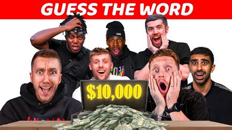 Sidemen 10000 Guess The Word Challenge Youtube