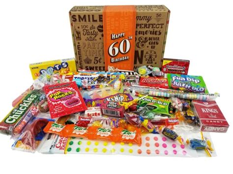 Vintage Candy Co 60th Birthday Retro Candy T Box 1959 Decade