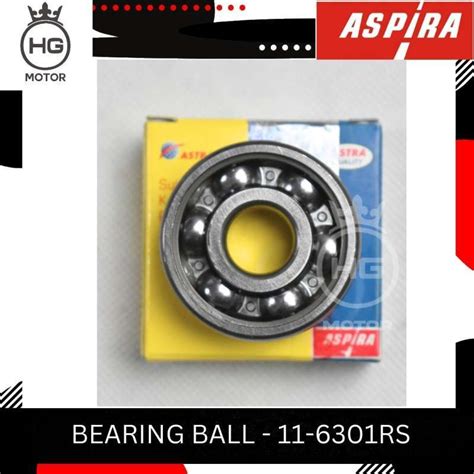 Jual LAHER SKF ASPIRA 6301 RS VELG HONDA YAMAHA BEARING BALL di Seller ...