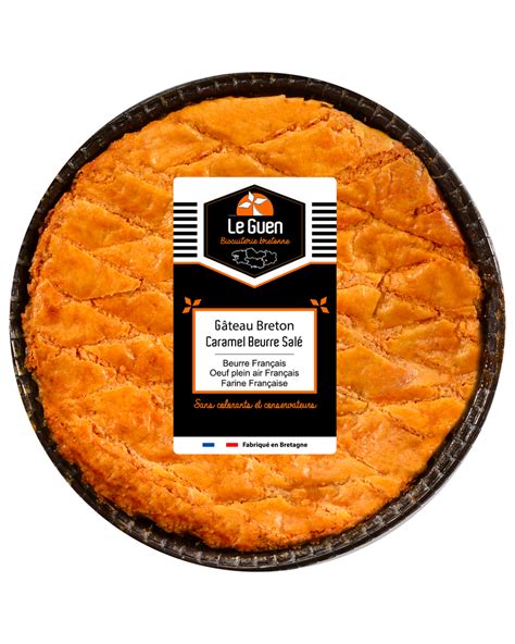 Gateau breton sablé au caramel beurre salé crêperie biscuiterie Le Guen