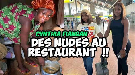 Cameroun Encore Cynthia Fiangan Mais Cette Fois Pas De N U D E