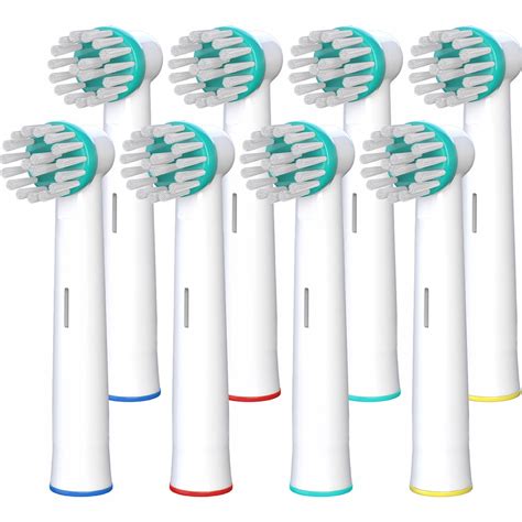 8x KOŃCÓWKI WKŁADY DO SZCZOTECZKI BRAUN ORAL B ORTHO ORTODONTYCZNE